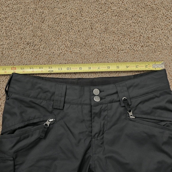 Burton Dryride Womens Small Black Snowboard  Cargo Pants Insulated Winter Sport - Picture 5 of 9